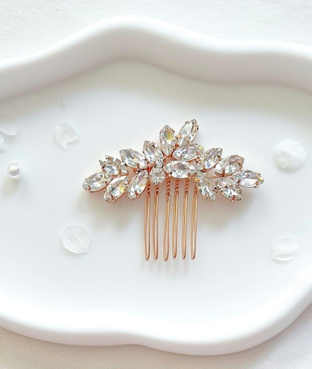 Gold Hair Comb Wedding
