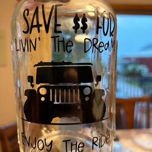 Mason jar piggy banks. Save Money For … Mason Jar Piggy Banks/ It’s Beginning to Look a Lot Like Shopping Mason Jar Piggy Banks.