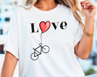 I love cycling, love cycling, Bike lover, Shirt, Tshirt, Bike t-shirt, Cycling Shirt, biking shirt, Bicycle Clothing, Mountain Bike,