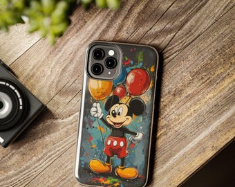 Mickey Mouse Balloons Tough Phone Case