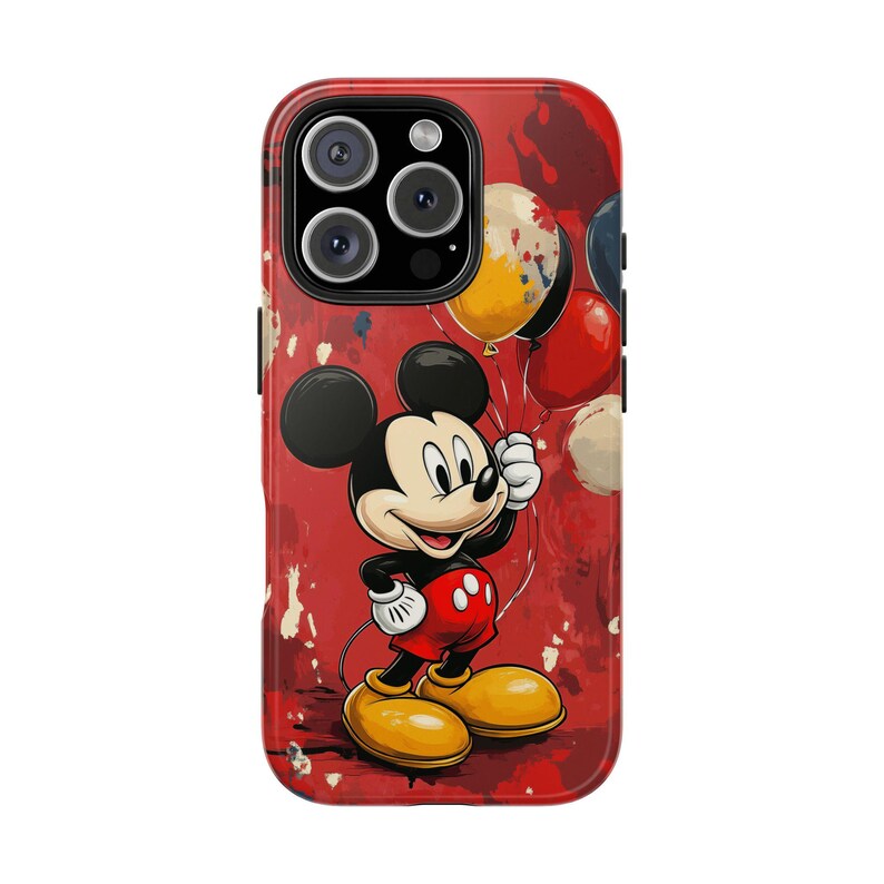 Vintage Mickey Mouse Balloon Tough Phone Case image 4