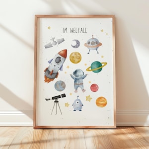Space Poster &quot;I am Space&quot; – Digital Template