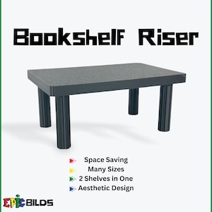 Bookshelf Riser: Space-Saving Manga Display Stand