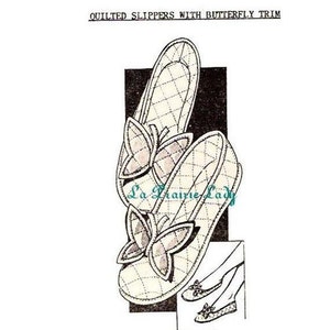Repro Vintage Mail Order 50s Slippers No 2 PDF Pattern