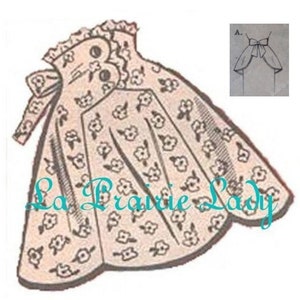 Repro Vintage Apron 50&#39;s PDF Pattern no1 Available in M-L-XL