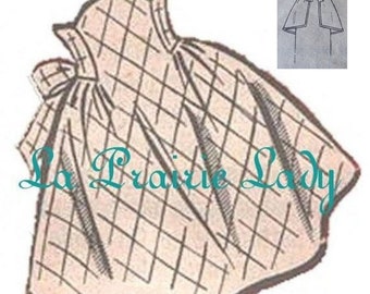 Repro Vintage Apron 50's PDF Pattern No 2 Available in M-L-XL