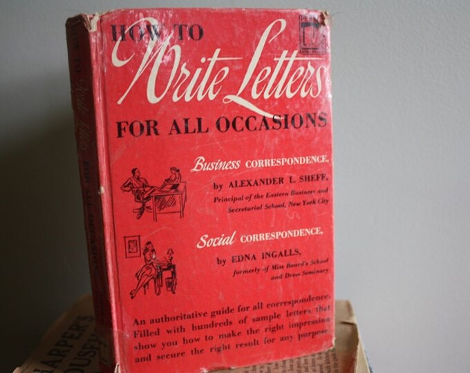 How to Write Letters for All Occasions Book by Alexander Etsy