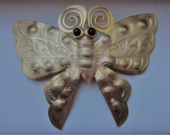 Pin vintage de mariposa de JMR