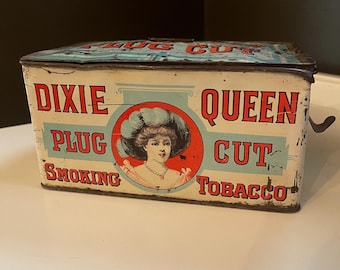 dixie queen plug cut tobacco tin Sold at Auction: Lot Detail - Dixie Queen