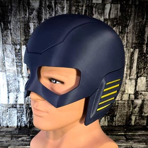 Dispatch Cosplay Helmet | Cyber Network Hero Mask | Vigilante Tactical Armor Prop | 3D Printed Helmet | Magnetic Faceplate | Multiple size