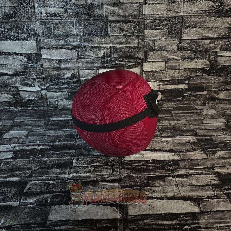 friendly neighborhood hero mask angled view clean 3d printed finish