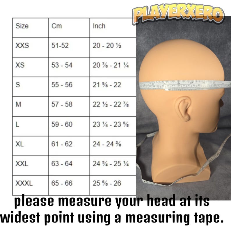 cosplay mask size guide measuring head for friendly neighborhood hero mask