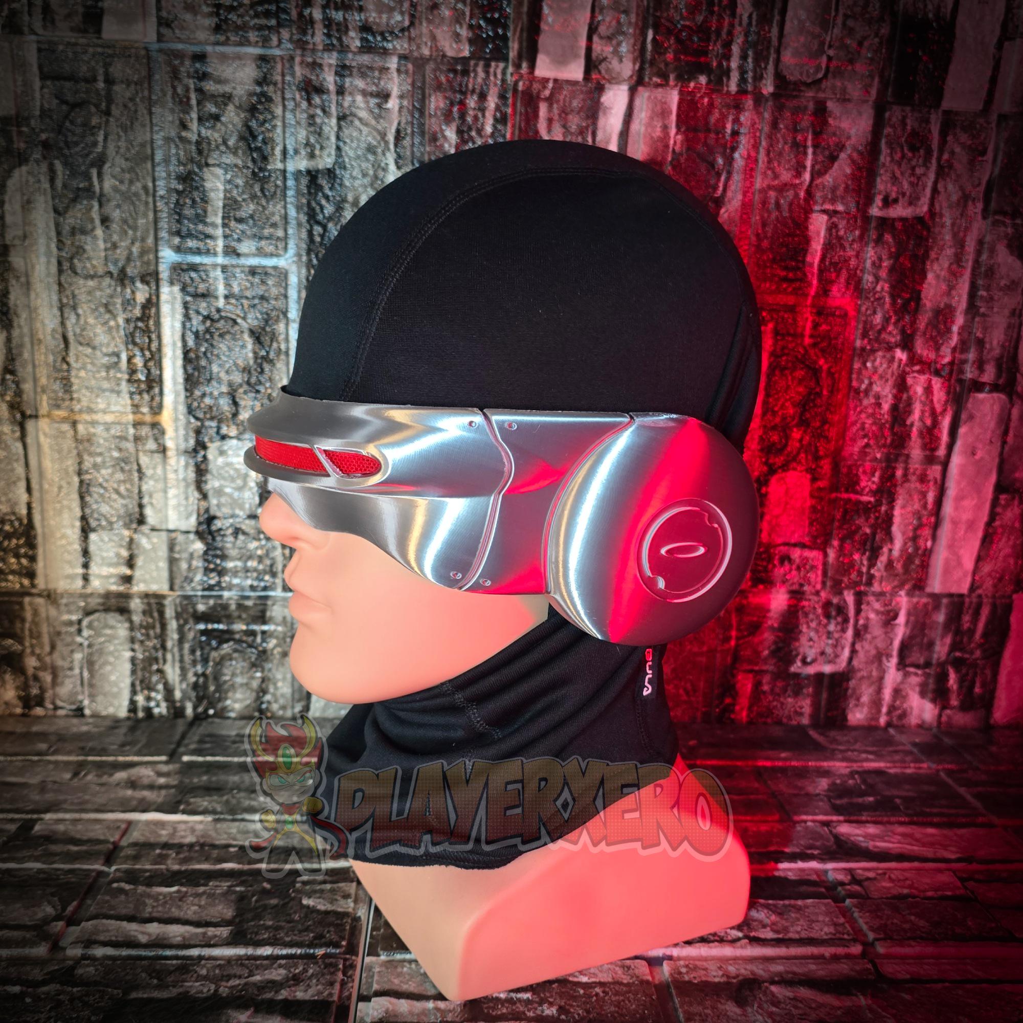 Cyclops Visor | Futuristic Tech Eye Visor With Red Lens Filter or Mesh ...