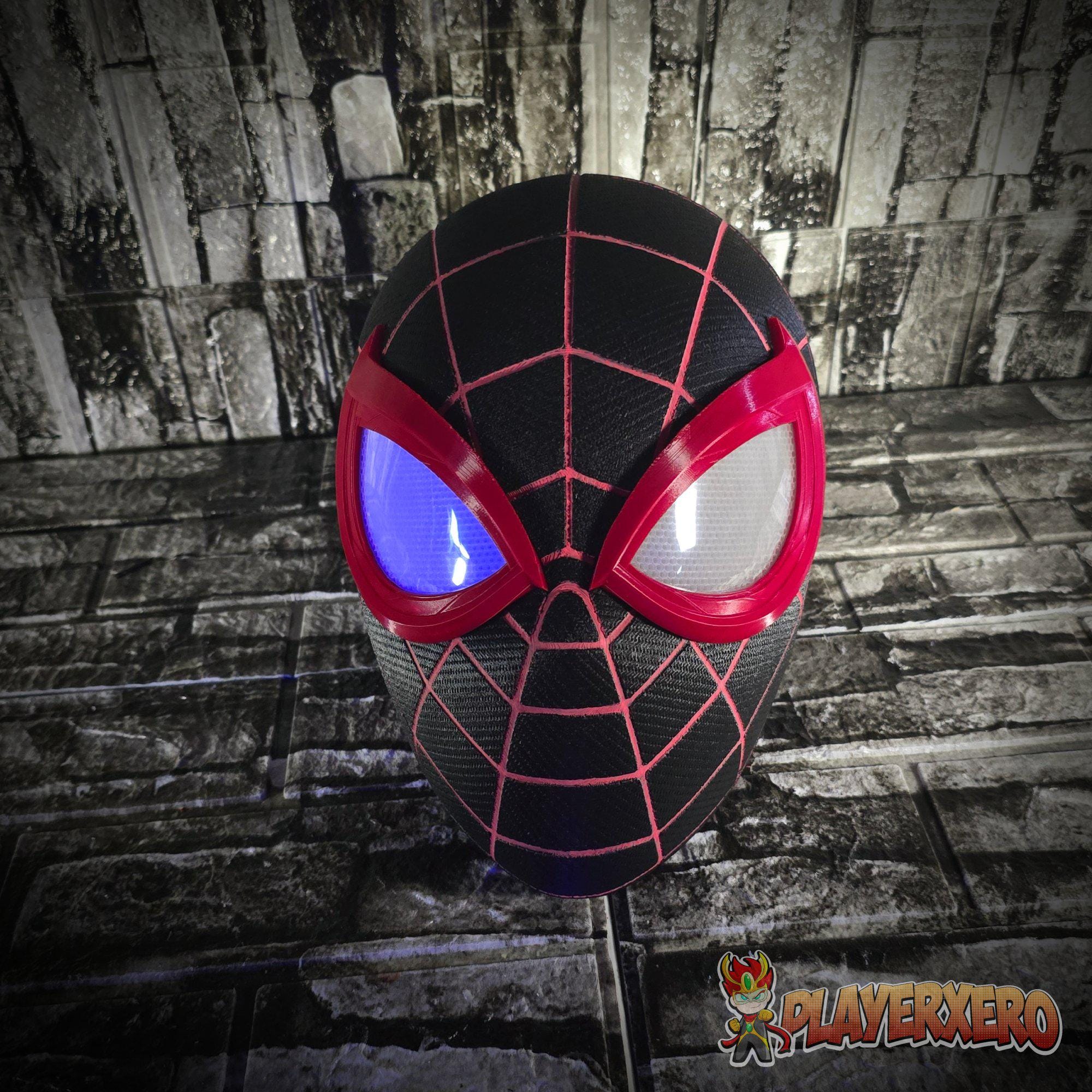 Spiderman miles morales mask - Etsy 日本