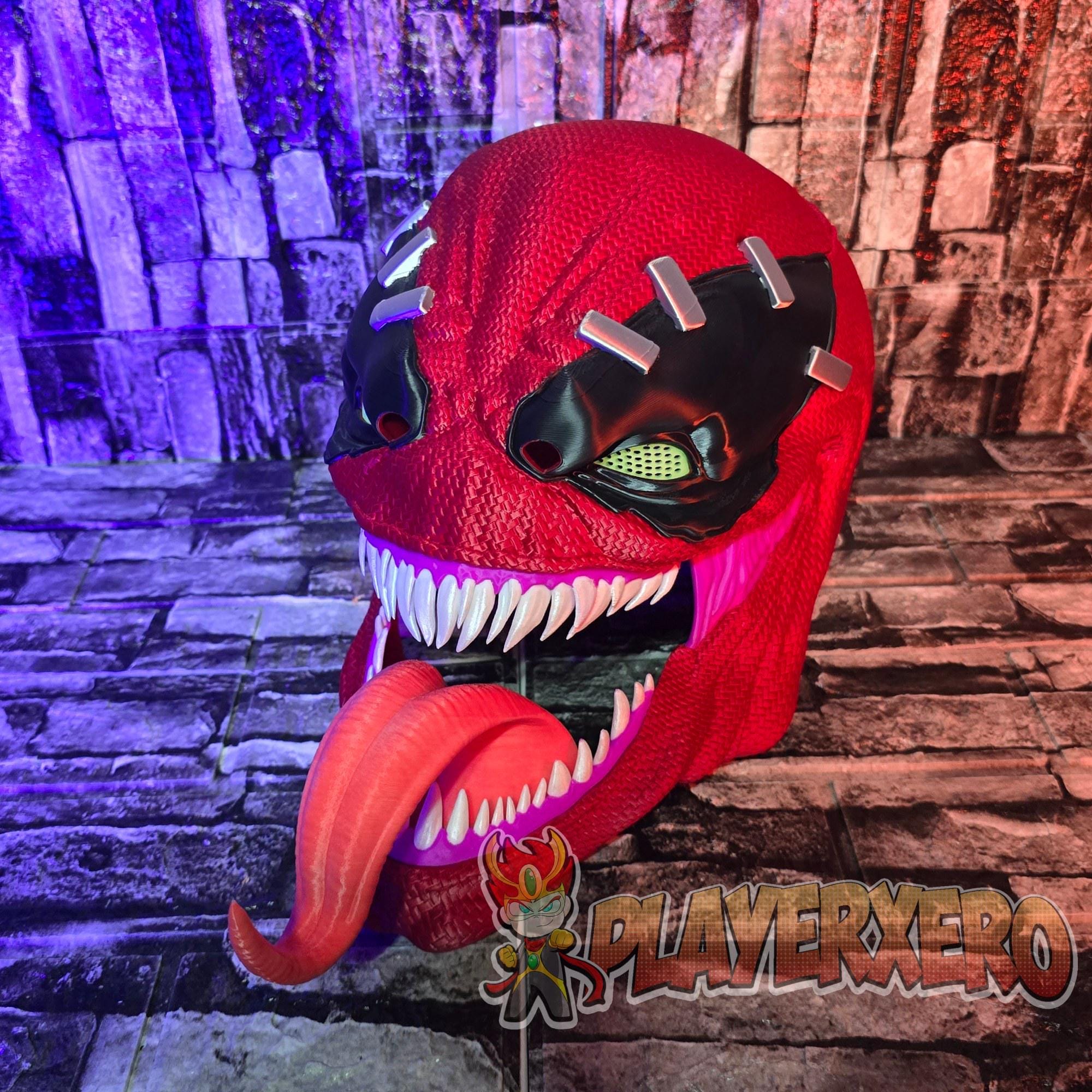Venompool Mask Venom Mask 3D Printed | Venompool Symbiote Hybrid Cosplay Helmet ...