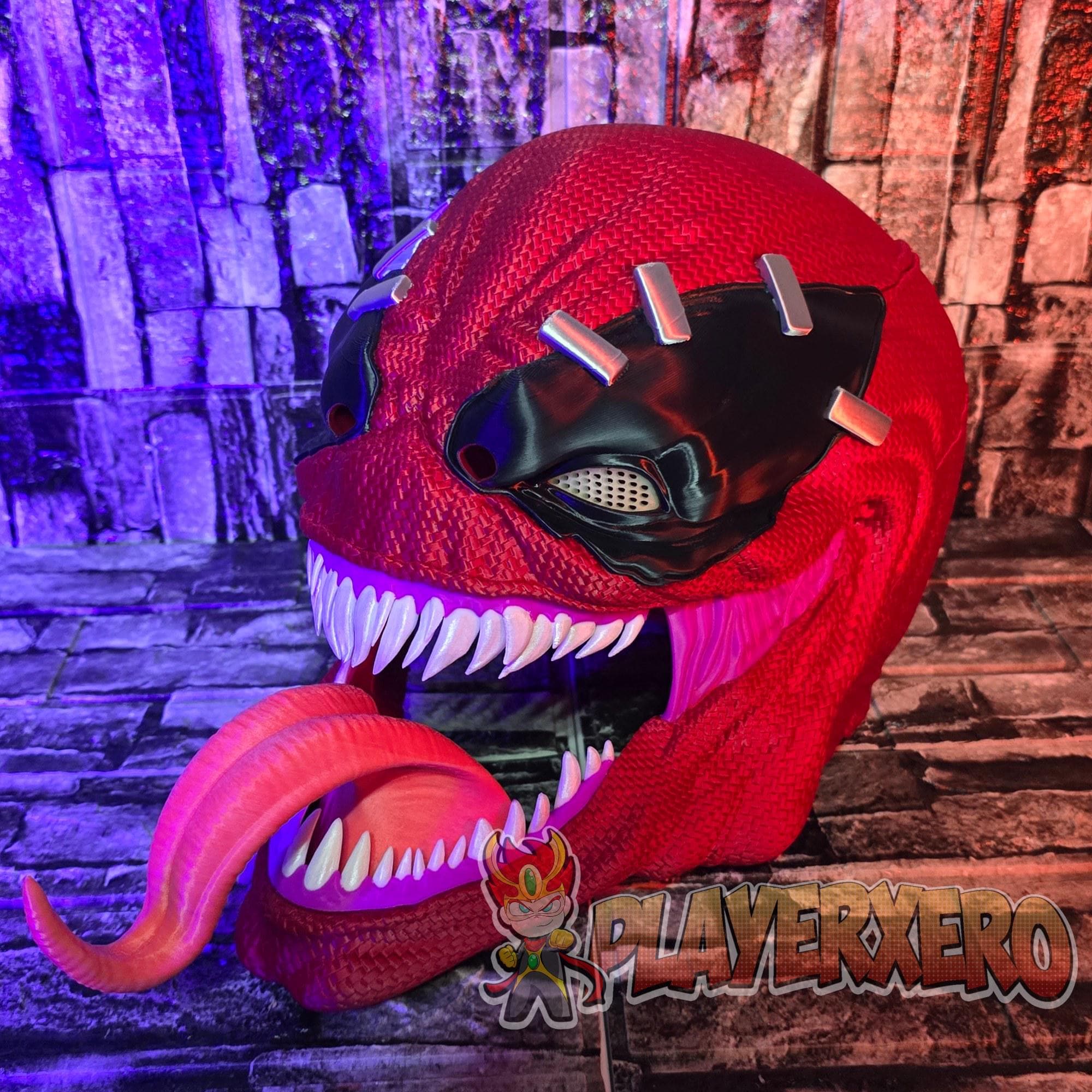 Venompool Mask Venom Mask 3D Printed | Venompool Symbiote Hybrid Cosplay Helmet ...