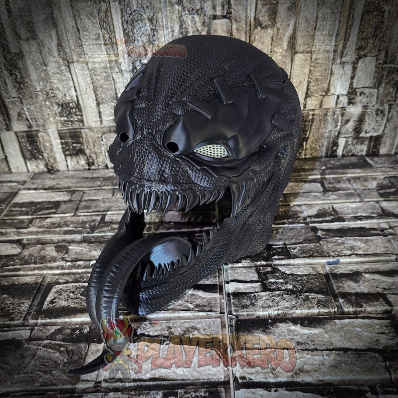 Venompool Mask Venom Mask 3D Printed | Venompool Symbiote Hybrid Cosplay Helmet ...