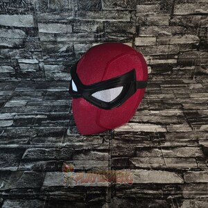 friendly neighborhood hero mask rear angle smooth surface cosplay use