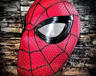 スパイダーノワールマスク｜ブラック3Dプリントコスプレヘルメット