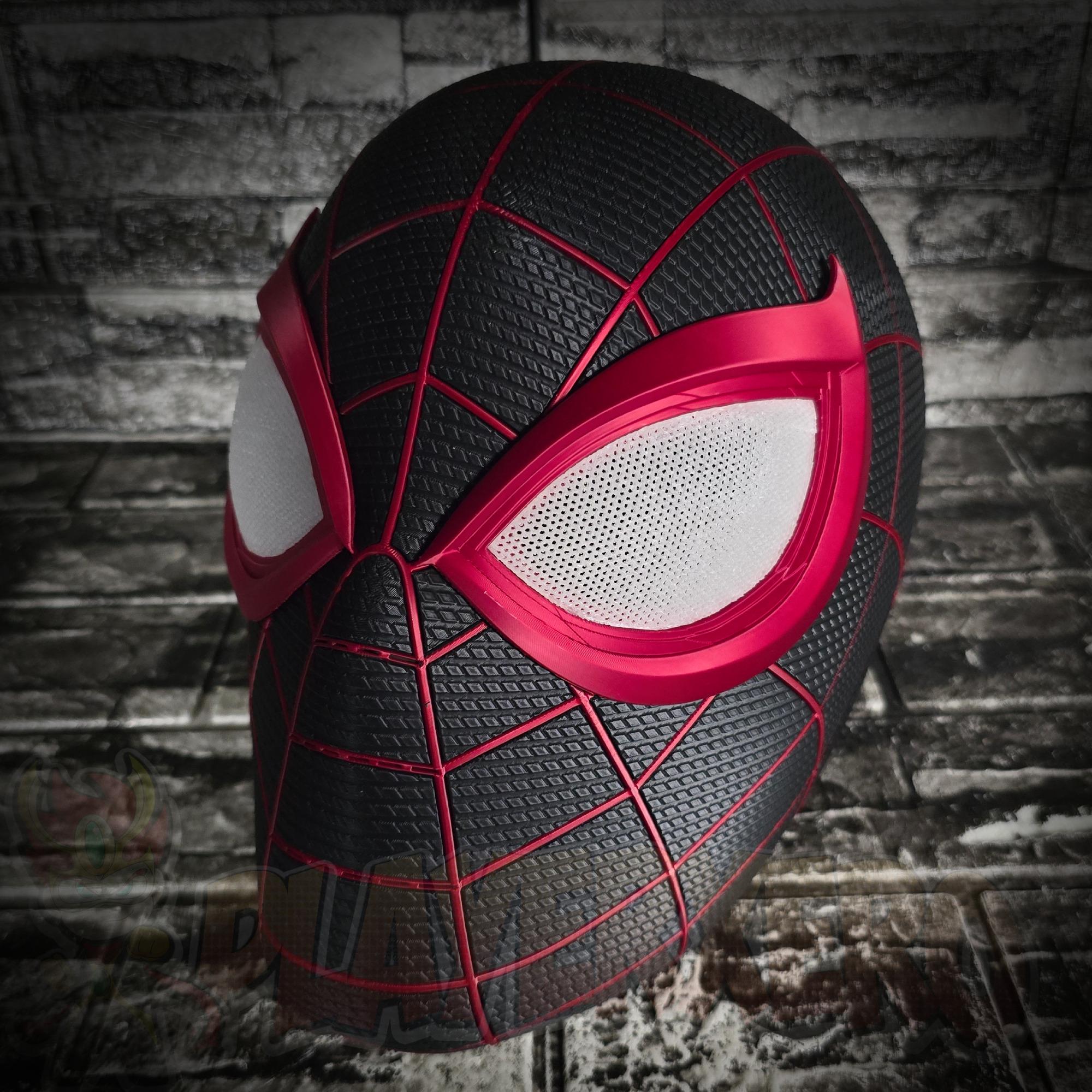 Spiderman miles morales mask - Etsy 日本