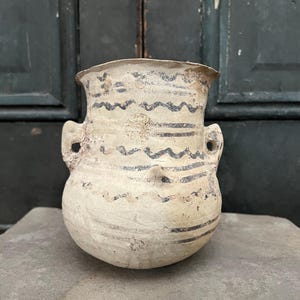 Antique Cyprus Terracotta Vase, Ancient Vase, 2000 - 1600 BCE