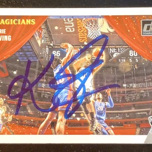 Kyrie Irving Autographed 2021 Panini Donruss NBA Card (COA)