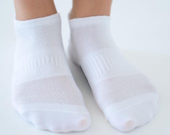 Set of 6 Handmade Soft Ankle Socks, Casual Sport Socks Set, Everyday Breathable Socks, Unisex Socks, Gym Sock, Running Socks, Training Socks