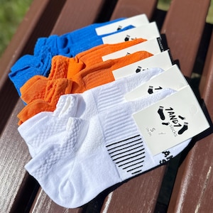 Athletic Socks Set 6-Pack Performance Tabata Socks Breathable Nylon & Polyester Gym, Running, Training Unisex Made in Ukraine