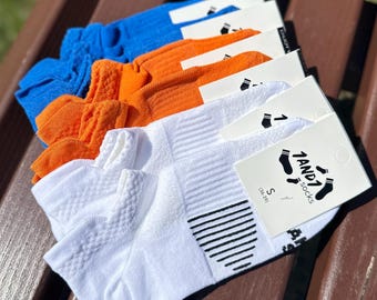 Athletic Socks Set 6-Pack Performance Tabata Socks Breathable Nylon & Polyester Gym, Running, Training Unisex Made in Ukraine