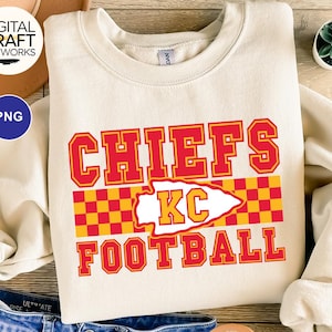 Chiefs Football Png, Kansas City Png, Kansas City Png, Clipart di football, Design di football americano di Kansas City, Download digitali