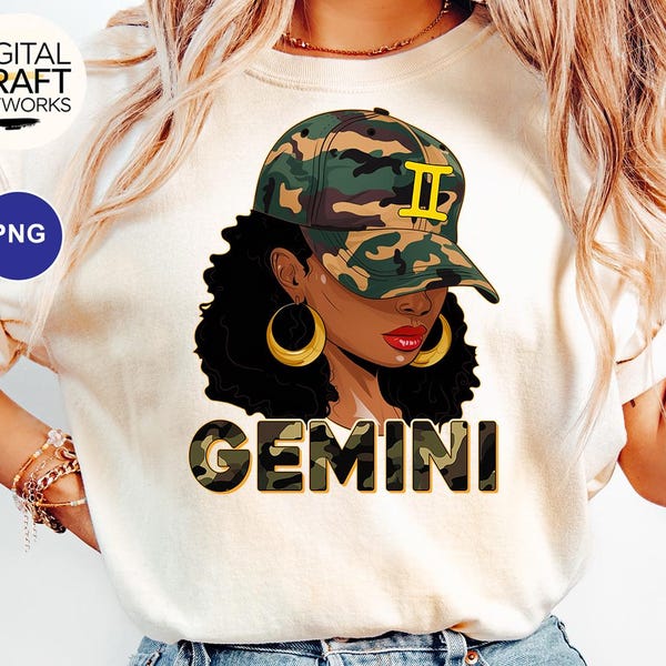 Géminis Zodiaco PNG, Mujer Géminis Negra Clipart, Signo del Zodiaco Png, Signo del Horóscopo PNG, Mujer Camuflada Png, Descargas Digitales de Astrología Géminis
