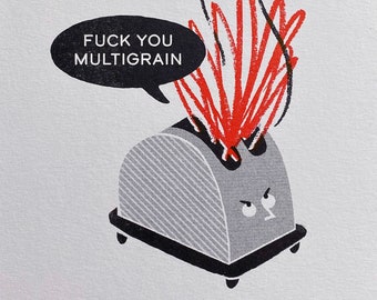 Multigrain - A5 Original Risograph Ltd Edition Print