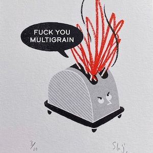 Multigrain - A5 Original Risograph Ltd Edition Print