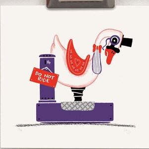 UnFair : Schwan - Original Risograph Ltd Edition Print