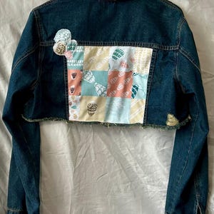Shells Patchwork Jacket  cropped