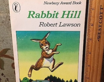 Vintage 1972 Rabbit Hill PB Childrens Book  Robert Lawson Newbery Award Book