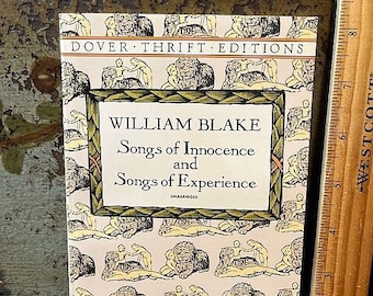 1992 William Blake Songs of Innocence and Songs of Experience Vintage Dover Thrift Editions PB Book Poetry