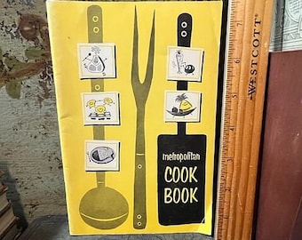 1964 Metropolitan Cook Book Vintage  Booklet  Cookbook Kitchen  Brochure Advertising Metropolitan Life  Insurance Advertisement Midcentury