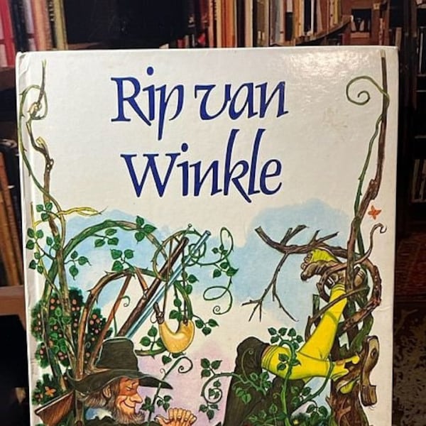 1978 Vintage Rip Van Winkle HB Childrens Book Washington Irving Derrydale