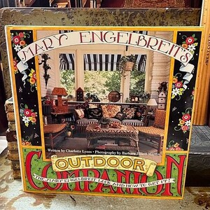 1996 Vintage Mary Engelbreit Outdoor Companion Hardback Book with DJ Crafts to Make Home Decorating