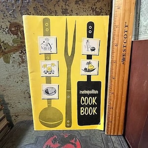 1964 Metropolitan Cook Book Vintage  Booklet  Cookbook Kitchen  Brochure Advertising Metropolitan Life  Insurance Advertisement Midcentury