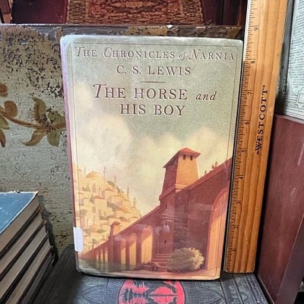 Vintage 1982 The Horse and His Boy Chronicles of Narnia C. S. Lewis hb Book w/DJ