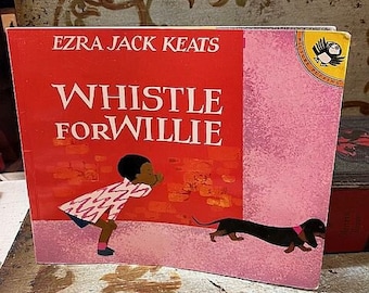 Vintage Copyright 1977 Whistle for Willie Childrens Book Paperback Ezra Jack Keats Children