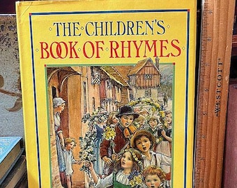 Cicely Mary Barker The Children's Book of Rhymes hb w/dj Collected and Illustrated by Author Fairy Fairies 1987
