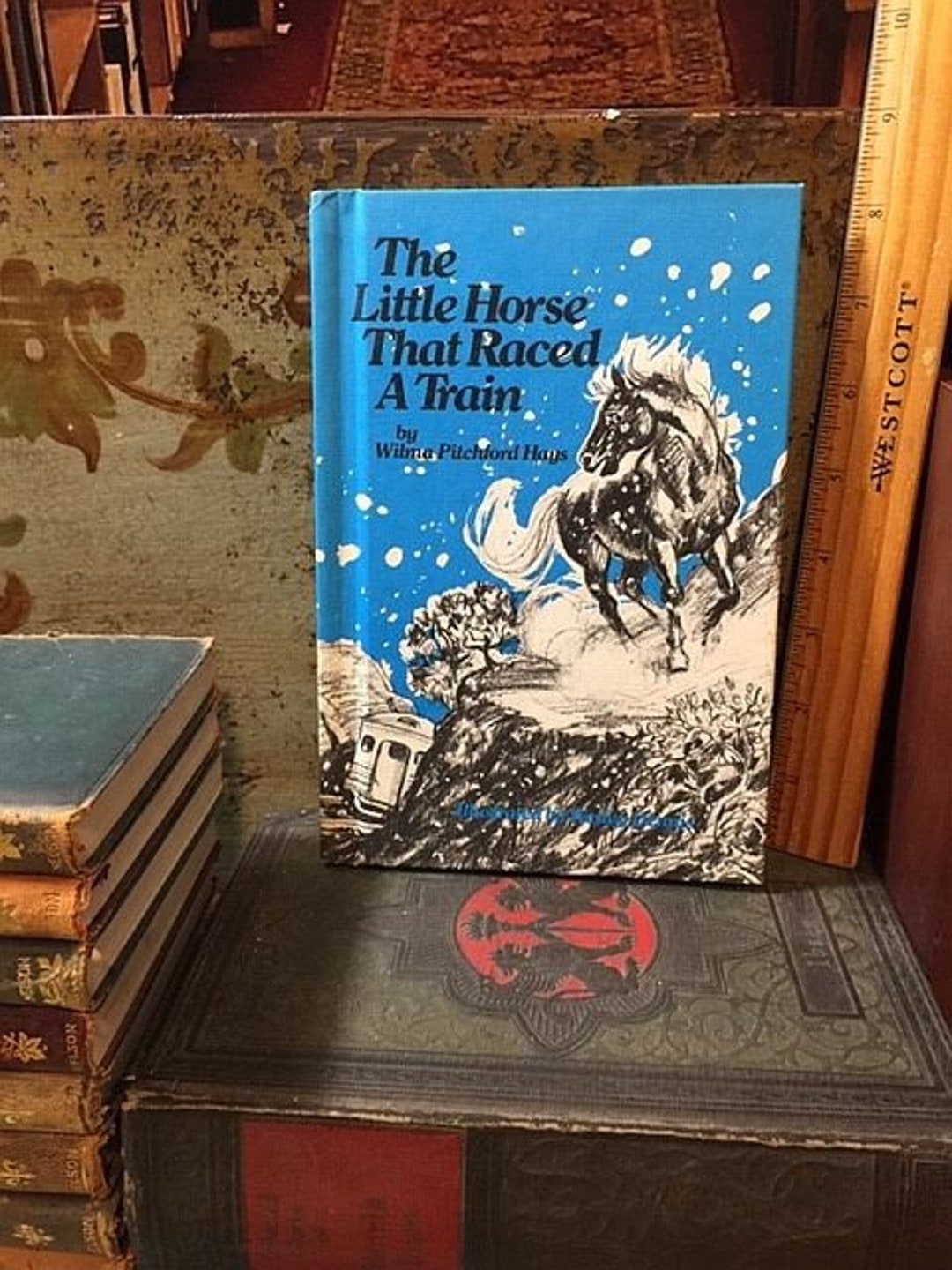The Little Horse That Raced a Train by Wilma Pitchford Hays 1959 HB