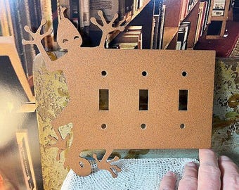 Gecko Metal Switchplate Cover Triple