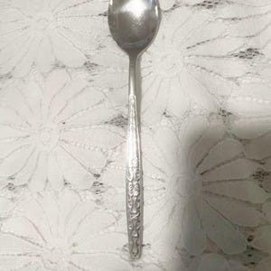 Orleans Silver Stainless Teaspoon Stainless Flatware Midcentury Mid Century MCM Korea