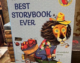1995 Vintage Richard Scarry&#39;s Best Story Book Ever Childrens HB Book Storybook