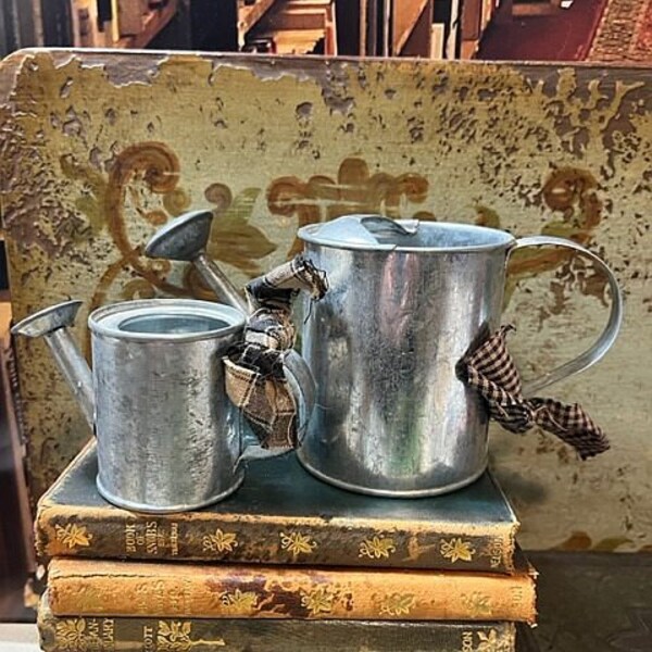 Galvanized Watering Can Etsy