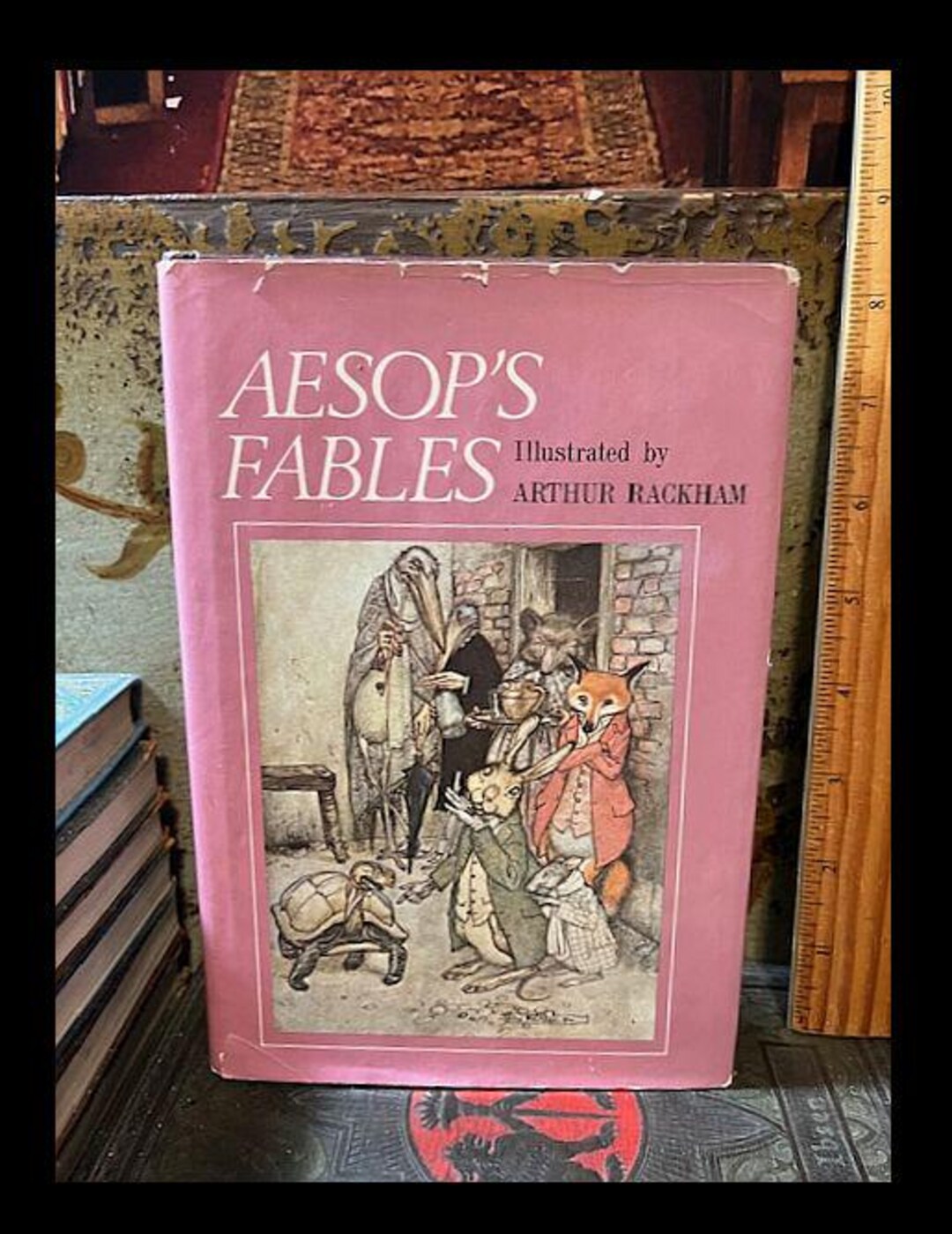 Arthur Rackham Aesop's Fables Hb W/dj Book Avenel Facsimile of 1912 ...